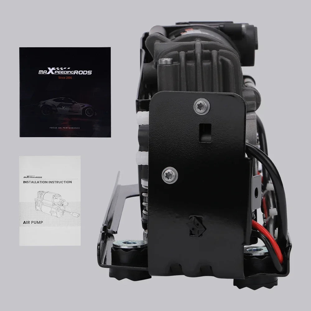 Compresseur de suspension pneumatique BMW 5 et 7 F11 F02 avec support et bloc soupapes