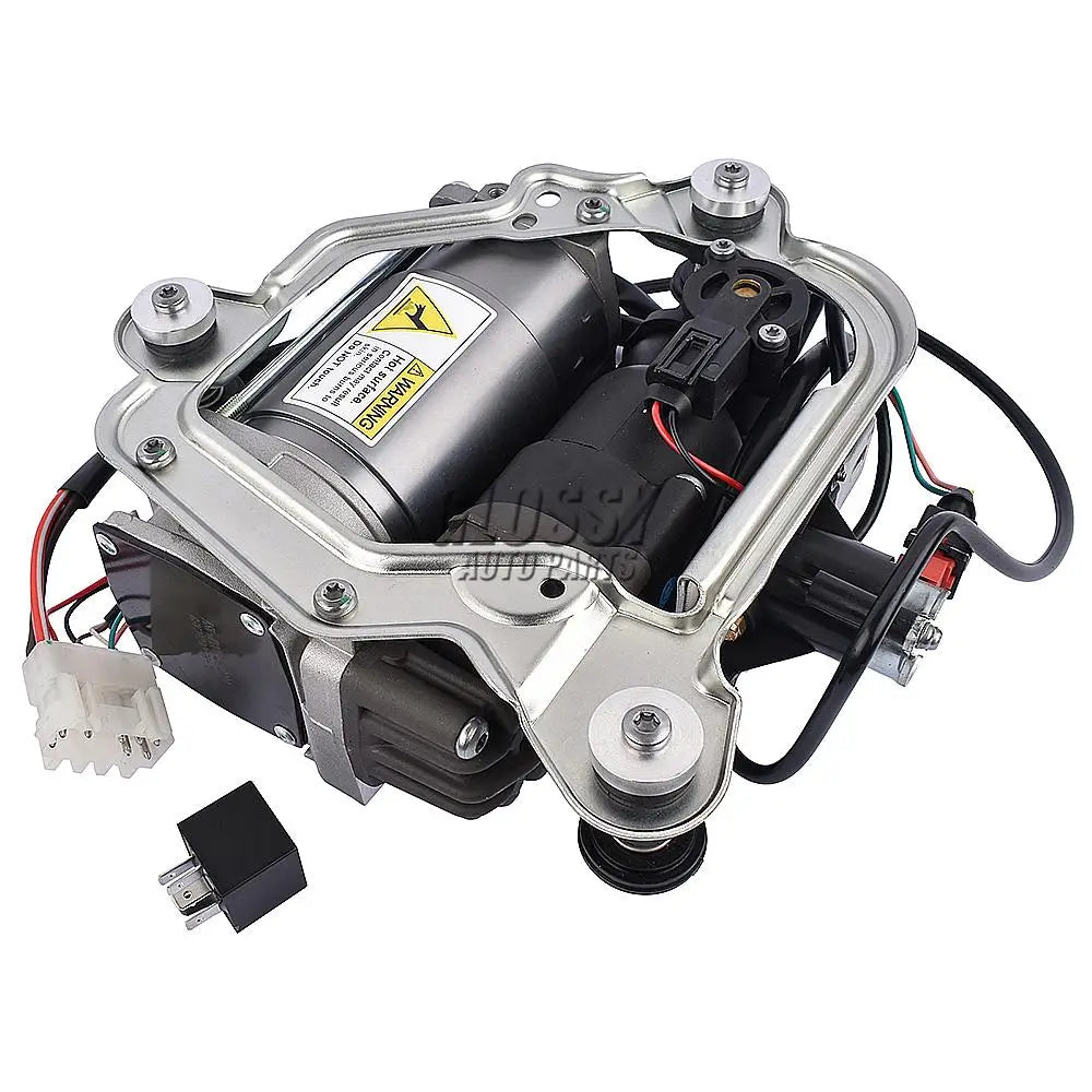 Srebrno-czarny regulator szyb samochodowych z okablowaniem i mocowaniami do bmw i land rover range rover l322