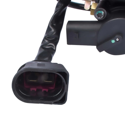 Czarny plastikowy złącze elektryczne z czerwonymi stykami do ap01 air suspension compressor bracket audi 4h2 4h8 4hc