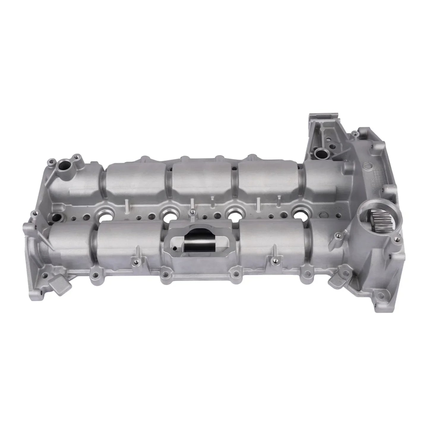 Srebrny metaliczny pokrywa zaworów silnika z obrobionym aluminium do ford transit 2.0 ecoblue gk2q6e262ac gk2q6e262ag