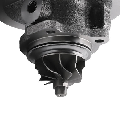 Czarny turboładowarka korpus z metalową obudową i łopatkami turbiny do diesel m57d30 335d 535d 635d bmw