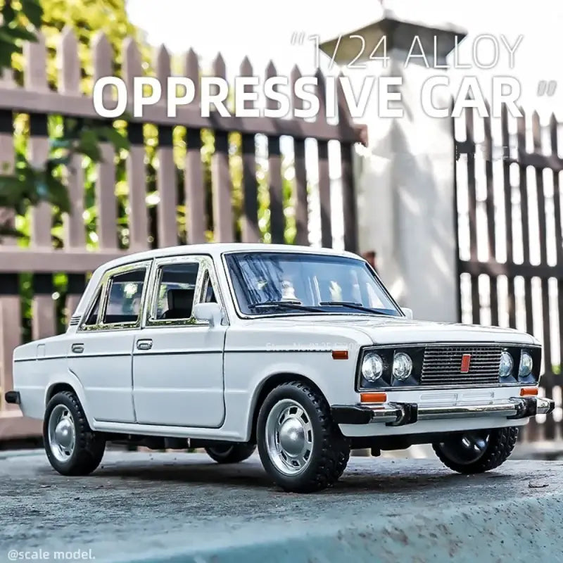 LADA 1:24 – Metalowy Model Kolekcjonerski z Otwieranymi Drzwiami Efektami Dźwiękowymi i Mechanizmem Cofania