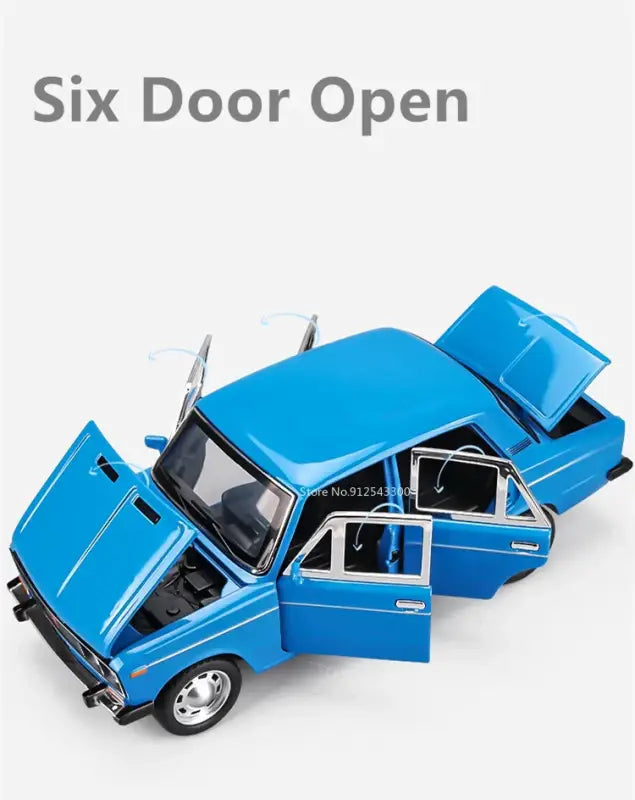 LADA 1:24 – Metalowy Model Kolekcjonerski z Otwieranymi Drzwiami Efektami Dźwiękowymi i Mechanizmem Cofania