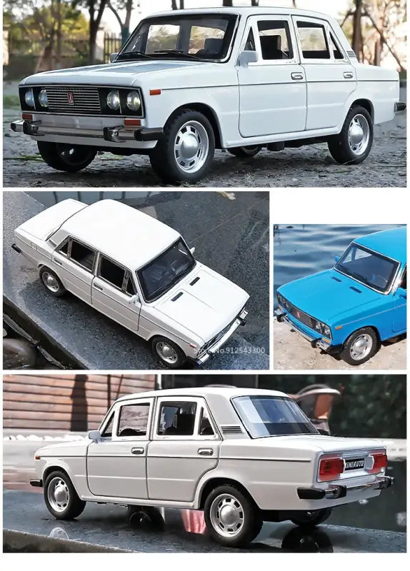 LADA 1:24 – Metalowy Model Kolekcjonerski z Otwieranymi Drzwiami Efektami Dźwiękowymi i Mechanizmem Cofania
