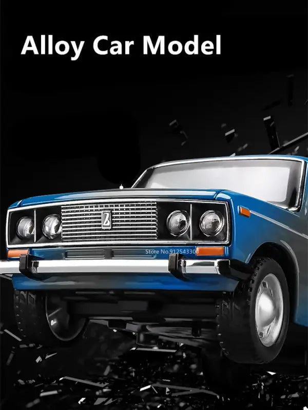 LADA 1:24 – Metalowy Model Kolekcjonerski z Otwieranymi Drzwiami Efektami Dźwiękowymi i Mechanizmem Cofania