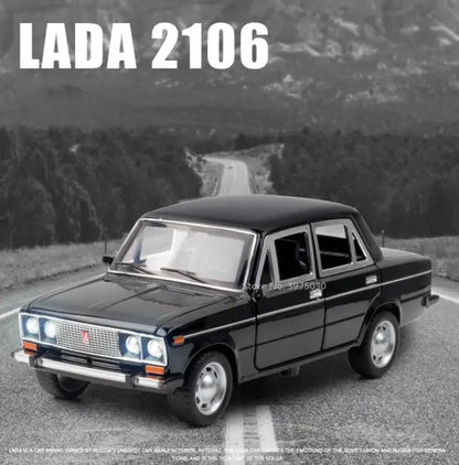LADA 2106 1/24 – Metalowy Model z Dźwiękiem i Światłem