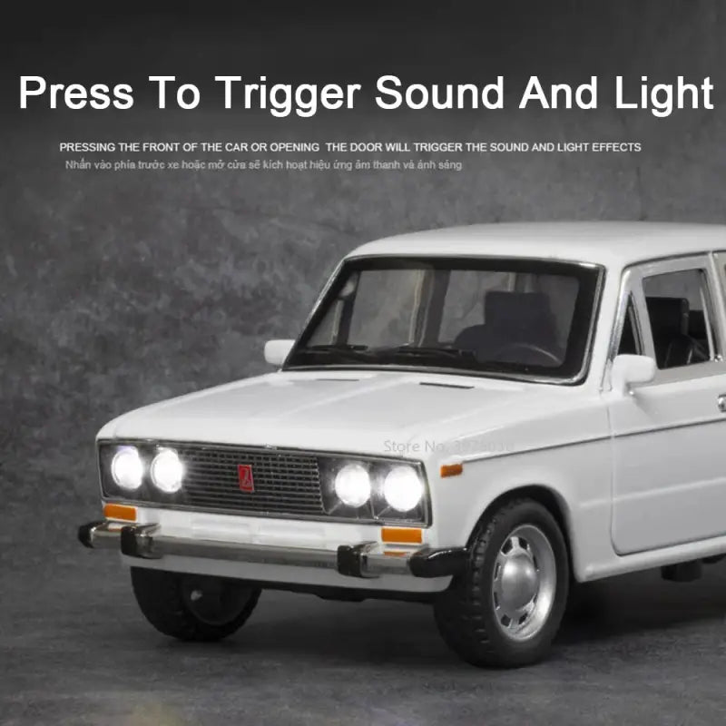 LADA 2106 1/24 – Metalowy Model z Dźwiękiem i Światłem