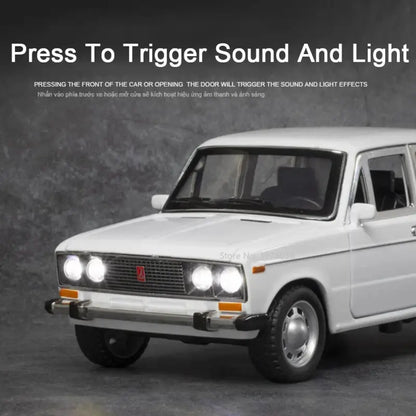 LADA 2106 1/24 – Metalowy Model z Dźwiękiem i Światłem