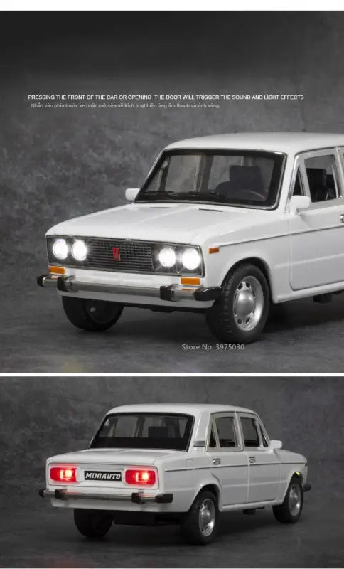 LADA 2106 1/24 – Metalowy Model z Dźwiękiem i Światłem