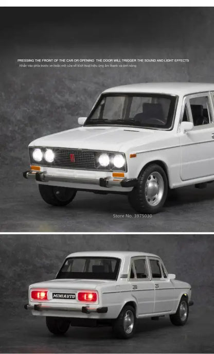 LADA 2106 1/24 – Metalowy Model z Dźwiękiem i Światłem