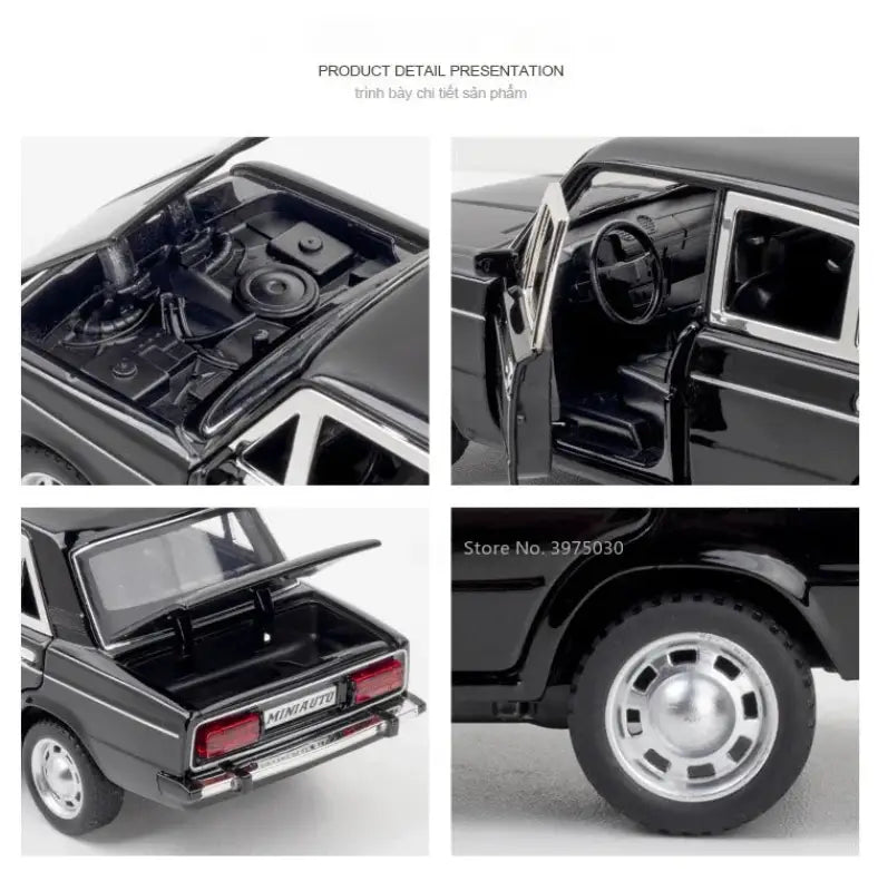 LADA 2106 1/24 – Metalowy Model z Dźwiękiem i Światłem