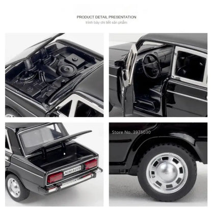 LADA 2106 1/24 – Metalowy Model z Dźwiękiem i Światłem
