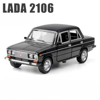 LADA 2106 1/24 – Metalowy Model z Dźwiękiem i Światłem - Czarny