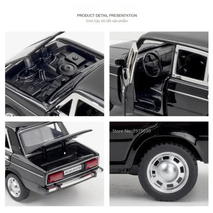 LADA 2106 1/24 – Metalowy Model z Dźwiękiem i Światłem