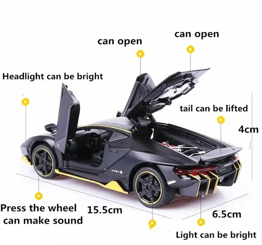 Lamborghini LP770 1:32 – Metalowy Model Samochodu Zabawka Kolekcjonerska