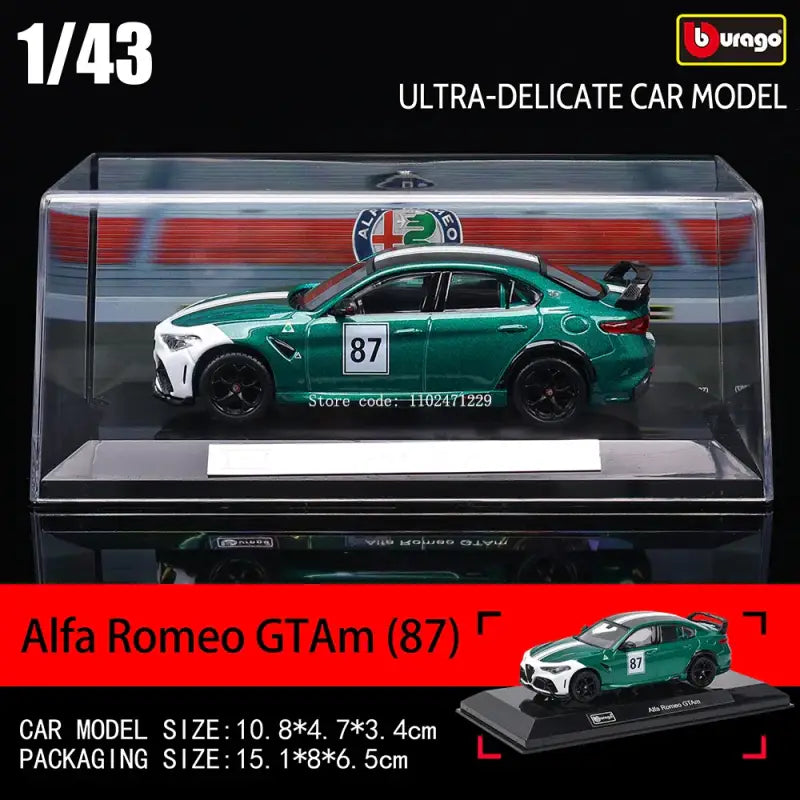 Lamborghini Porsche 963 Audi Alfa Romeo – 1:43 Metalowy Model Wyścigowy Kolekcjonerski Prezent dla Fanów Motoryzacji