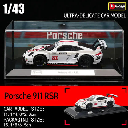 Lamborghini Porsche 963 Audi Alfa Romeo – 1:43 Metalowy Model Wyścigowy Kolekcjonerski Prezent dla Fanów Motoryzacji