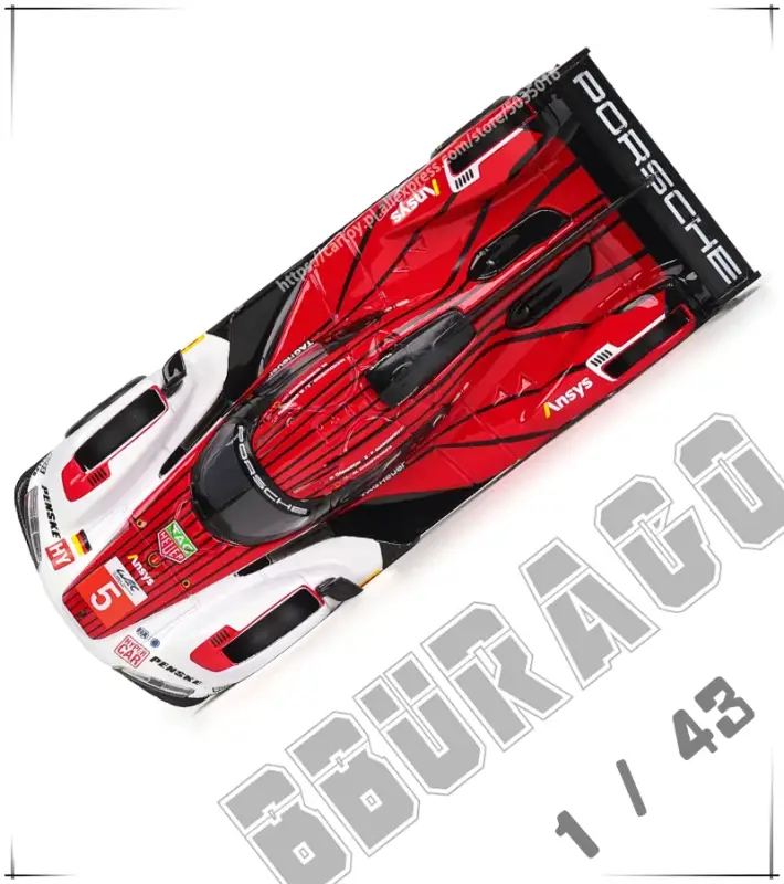 Lamborghini Porsche 963 Audi Alfa Romeo – 1:43 Metalowy Model Wyścigowy Kolekcjonerski Prezent dla Fanów Motoryzacji