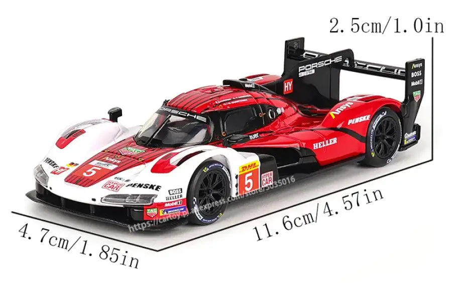Lamborghini Porsche 963 Audi Alfa Romeo – 1:43 Metalowy Model Wyścigowy Kolekcjonerski Prezent dla Fanów Motoryzacji
