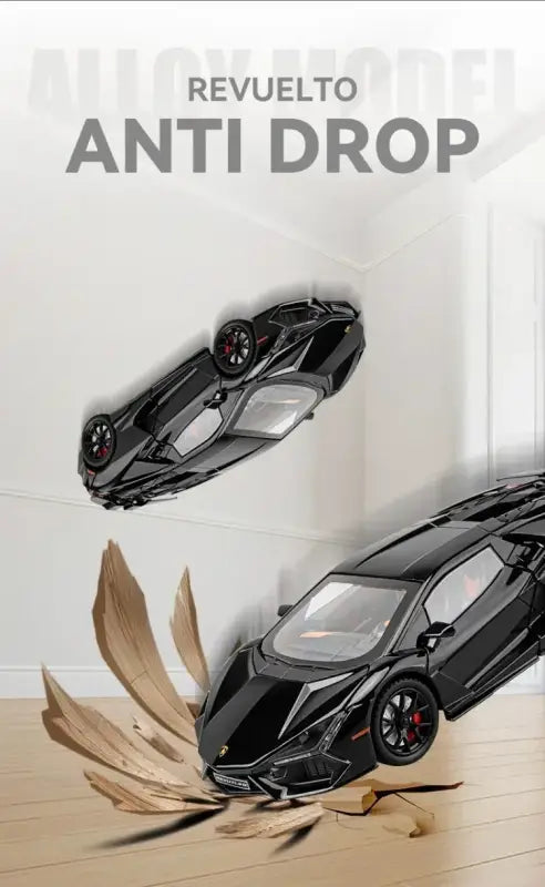 Lamborghini Revuelto 1:24 – Metalowy Model Supercar z Dźwiękiem i Światłem Zabawka dla Chłopców