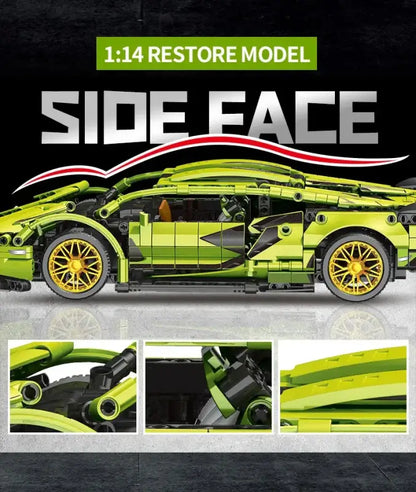 Lamborghini Super Speed – Zdalnie Sterowany Model z Klocków