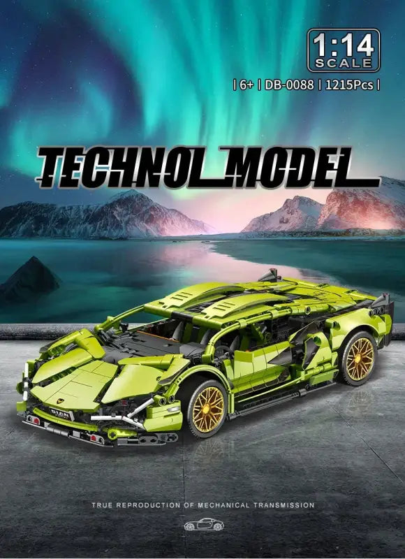 Lamborghini Super Speed – Zdalnie Sterowany Model z Klocków
