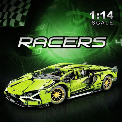 Lamborghini Super Speed – Zdalnie Sterowany Model z Klocków