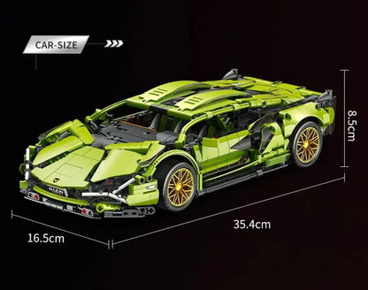 Lamborghini Super Speed – Zdalnie Sterowany Model z Klocków