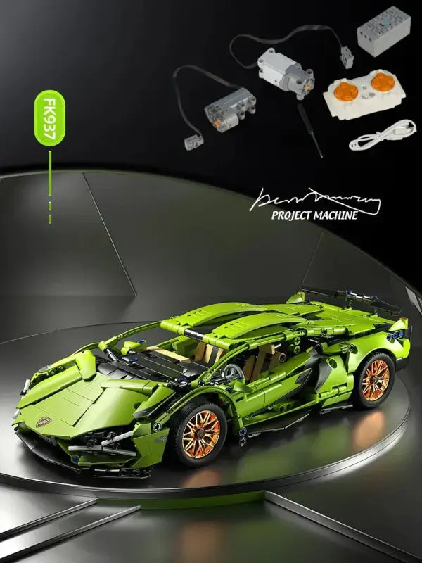 Lamborghini Super Speed – Zdalnie Sterowany Model z Klocków
