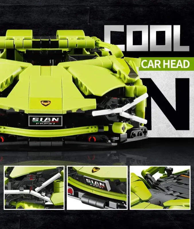 Lamborghini Super Speed – Zdalnie Sterowany Model z Klocków