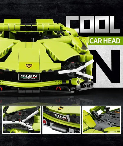 Lamborghini Super Speed – Zdalnie Sterowany Model z Klocków