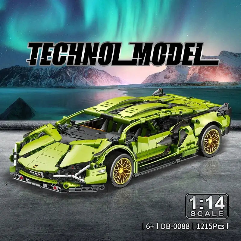 Lamborghini Super Speed – Zdalnie Sterowany Model z Klocków