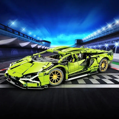 Lamborghini Super Speed – Zdalnie Sterowany Model z Klocków