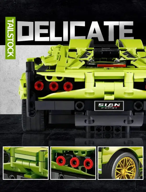 Lamborghini Super Speed – Zdalnie Sterowany Model z Klocków
