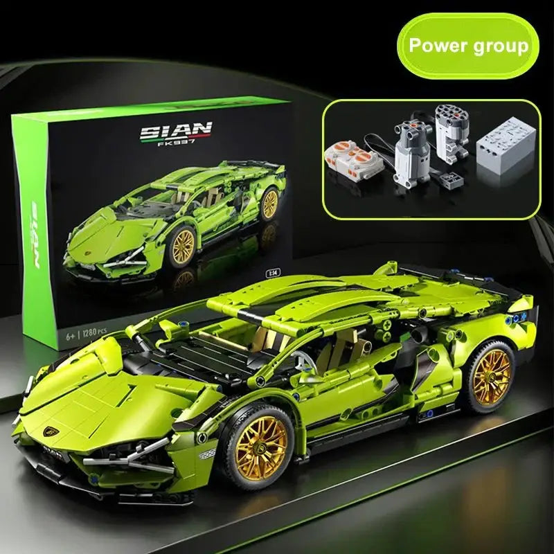 Lamborghini Super Speed – Zdalnie Sterowany Model z Klocków