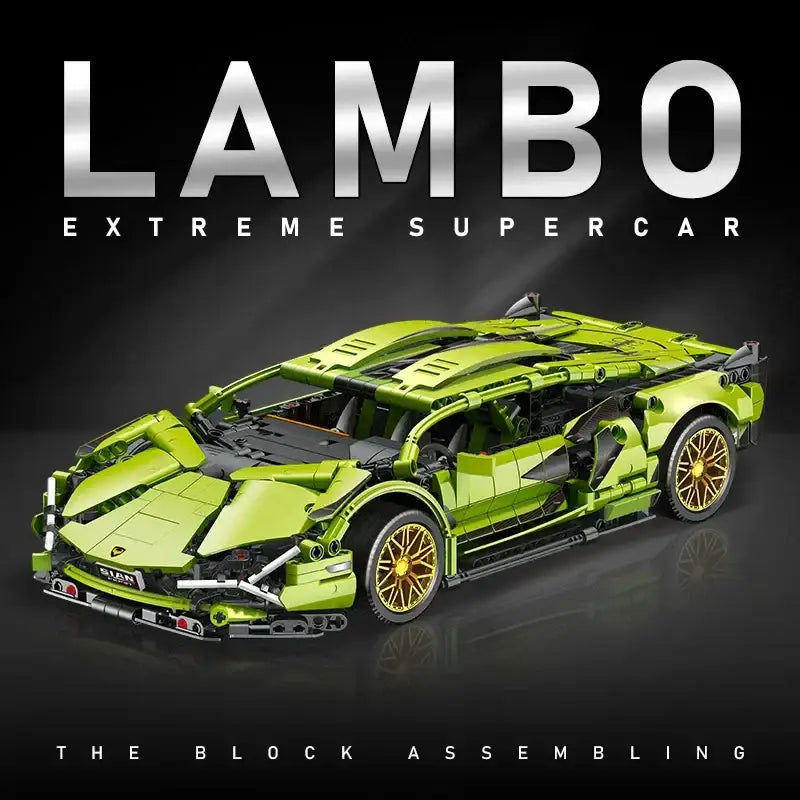 Lamborghini Super Speed – Zdalnie Sterowany Model z Klocków