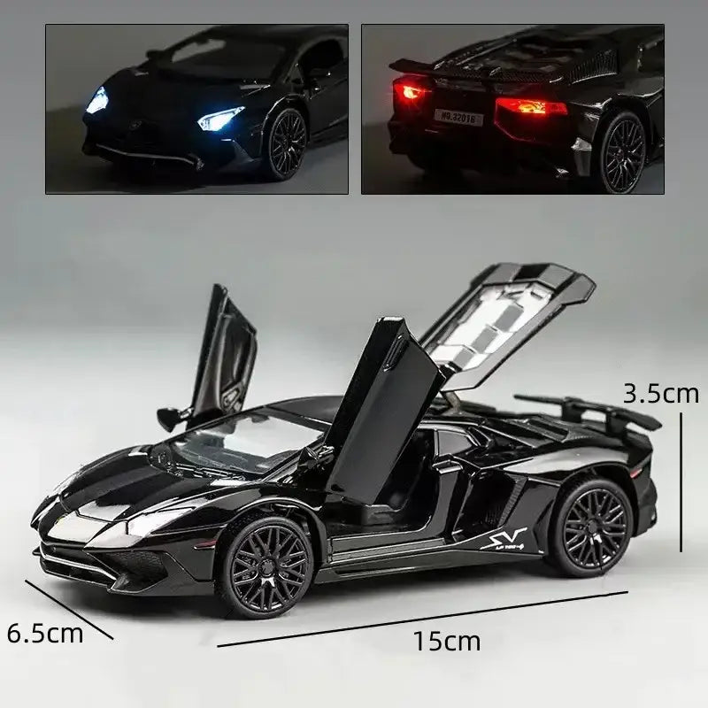 Lamborghini SV LP750-4 1:32 Metalowy Model Samochodu Sportowego