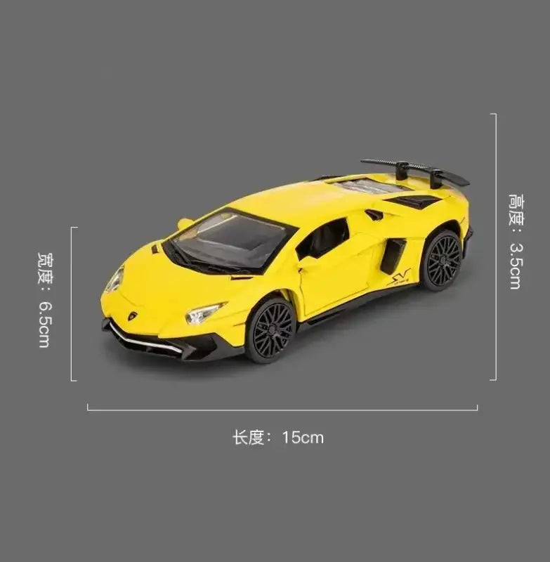 Lamborghini SV LP750-4 1:32 Metalowy Model Samochodu Sportowego
