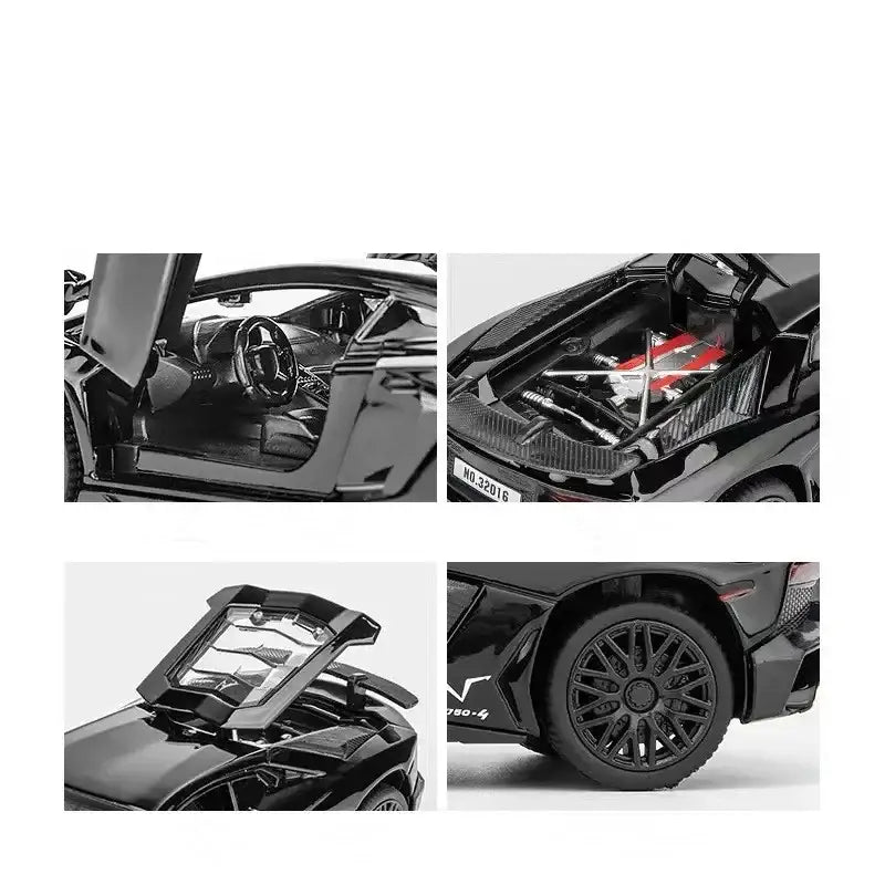 Lamborghini SV LP750-4 1:32 Metalowy Model Samochodu Sportowego