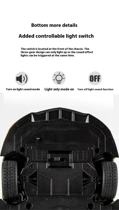 Lamborghini SVJ63 1:18 Metalowy Model z Dźwiękiem i Światłem - Szary z pudełkiem