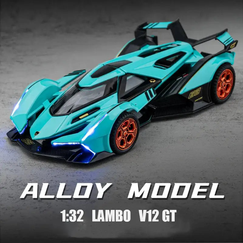 Lamborghini V12 GT 1:32 – Metalowy Model Sportowy Prezent dla Mężczyzn i Dzieci