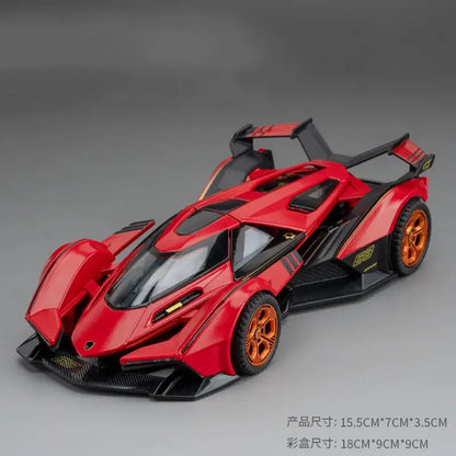 Lamborghini V12 GT 1:32 – Metalowy Model Sportowy Prezent dla Mężczyzn i Dzieci