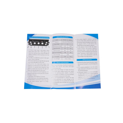 Niebiesko biały instrukcja do ap03 lampa pdr led 12v refleksyjna z regulowanym uchwytem