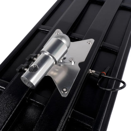 Srebrny metaliczny adapter hitch ap03 lampa pdr z cylindrycznym odbiornikiem i regulowanym uchwytem