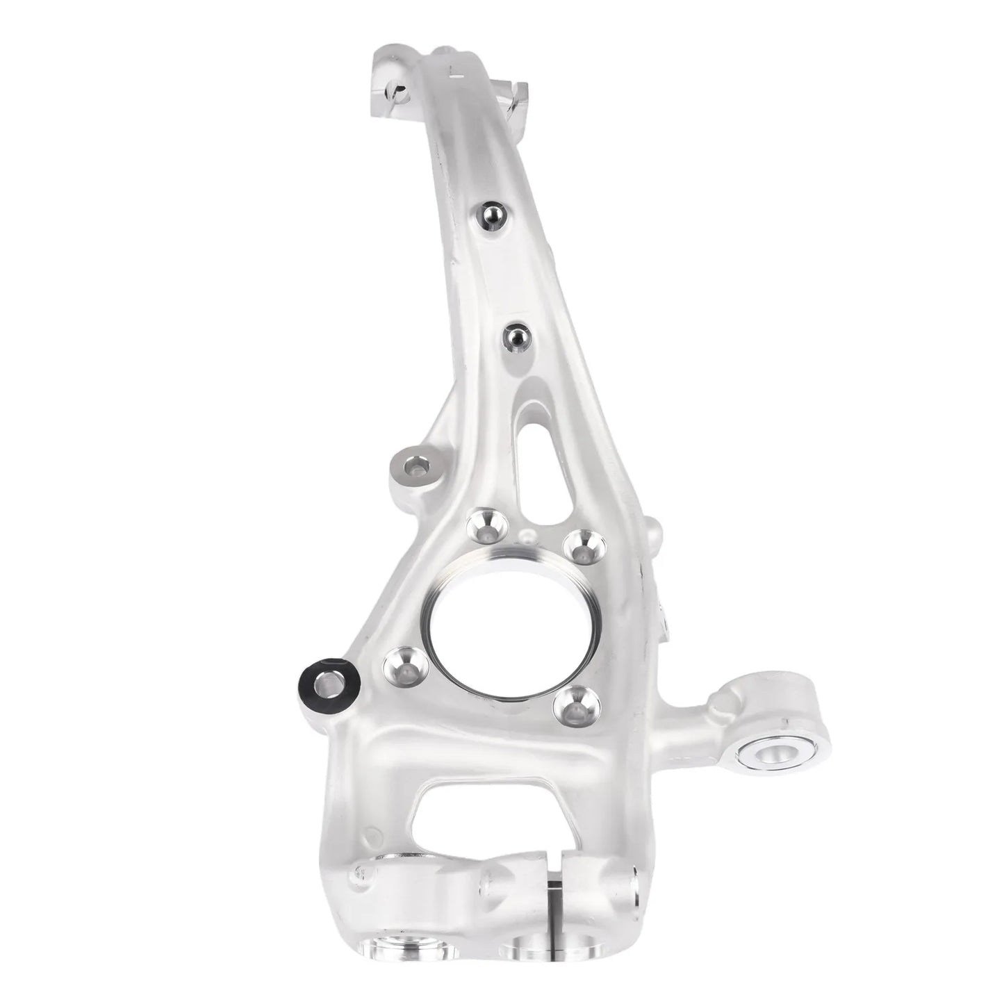 Srebrna vorderachse links zwrotnica przednia z odlewanego aluminium do audi a6 c8 a7 q5 80a407253c