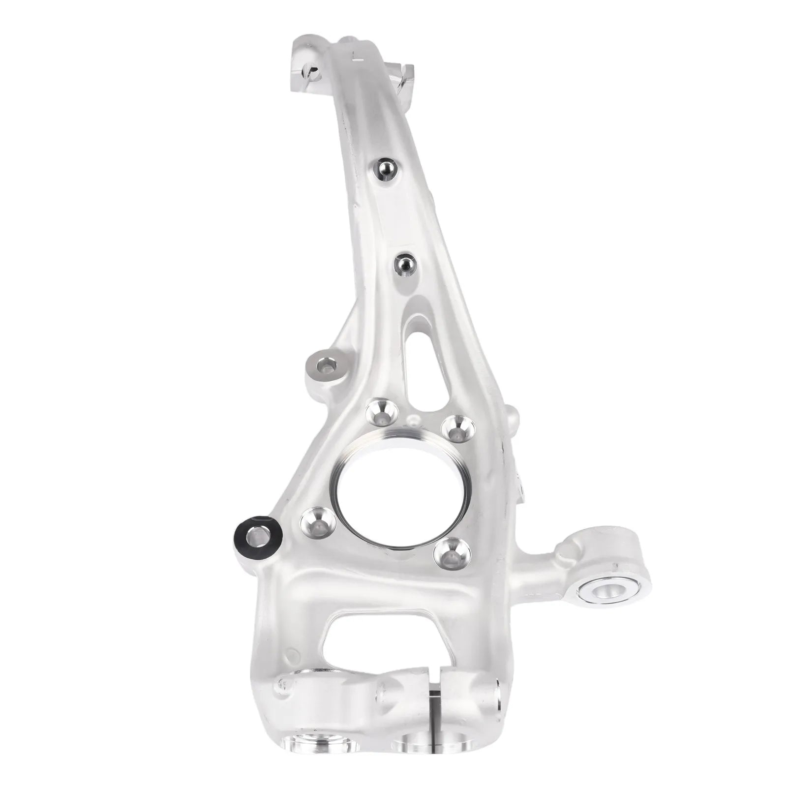 Srebrna vorderachse links zwrotnica przednia z odlewanego aluminium do audi a6 c8 a7 q5 80a407253c