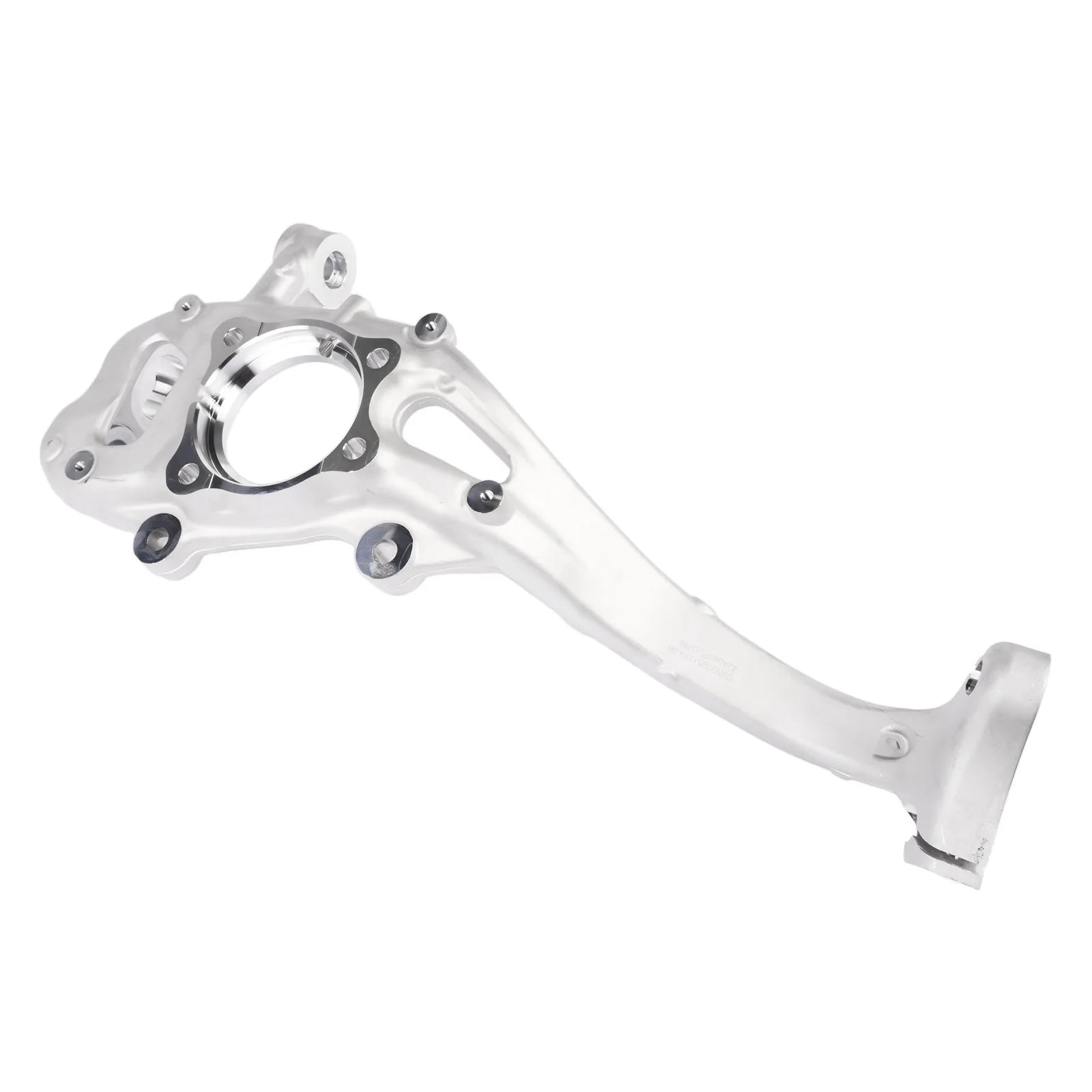 Srebrna zwrotnica przednia ap01 machined alu do audi a6 c8 a7 q5 80a407253c vorderachse links
