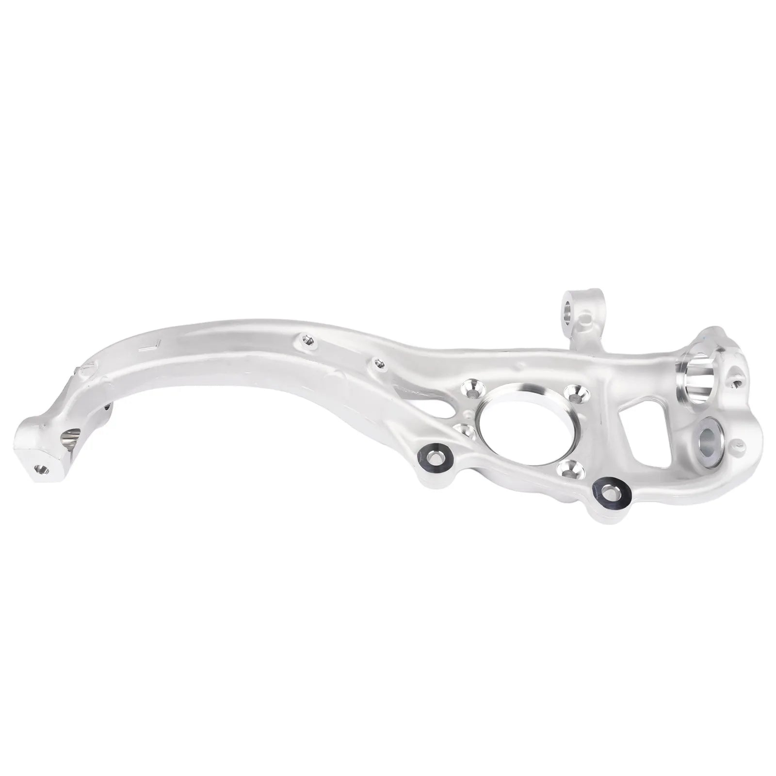 Srebrna machined aluminiowa zwrotnica przednia 80a407253c do audi a6 c8 a7 q5 vorderachse links
