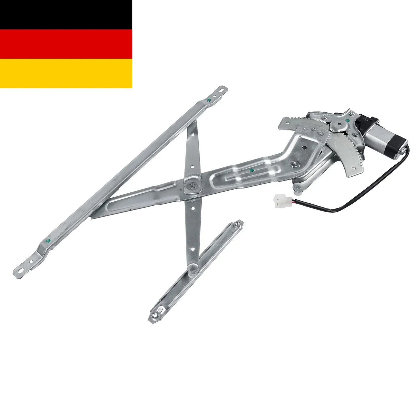 Srebrny metalowy regulator szyby przedniej z silnikiem i ramieniem przegubowym do ford rangera mk2 2006 2011
