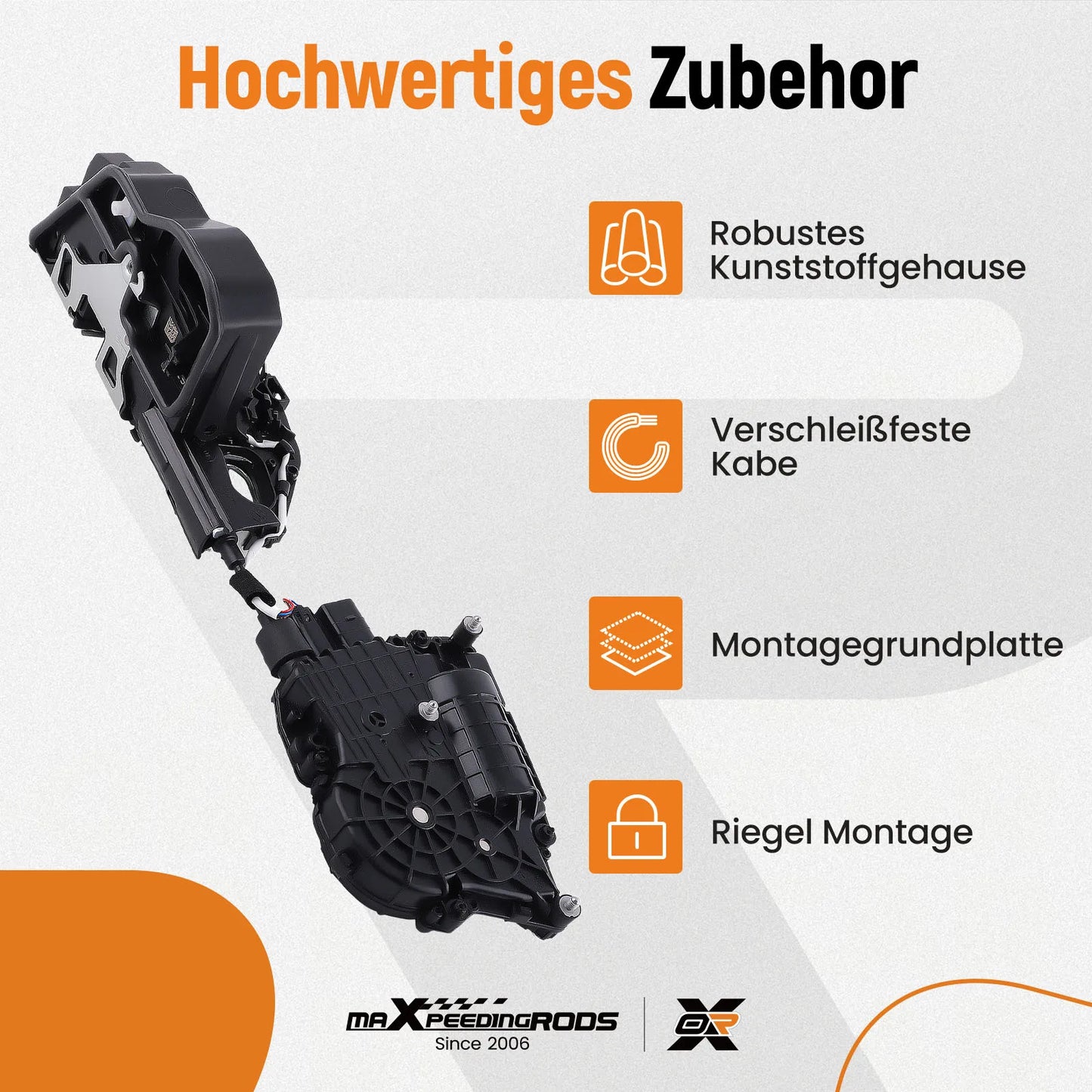 Dörrlåsställdon för BMW X6 E71 fram vänster m/ mjukstängning 2008-2014 51217315019